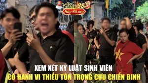 Trường Đại học Văn Lang xem xét kỷ luật sinh viên có hành vi thiếu tôn trọng cựu chiến binh tại lễ kỷ niệm 30-4